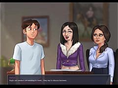 Summertime Saga Russian Worker With Huge Tits Sits On Big American Cock Svetlana Scenes