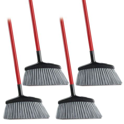 Reviews For Libman 15 In High Power Rough Surface Angle Broom With Steel Handle 4 Pack Pg 1