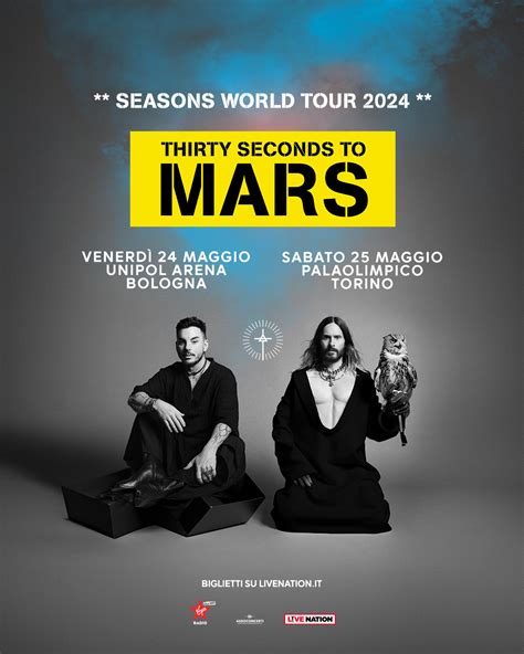 Thirty Seconds To Mars UFFICIALE In Concerto A Bologna E Torino Nel