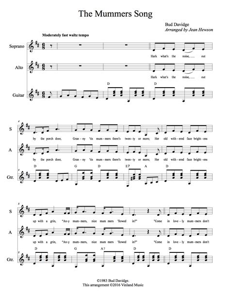 mummers-song-with-guitar-score