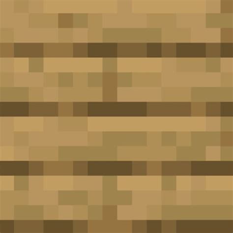 Minecraft Pixel Art Oak Planks