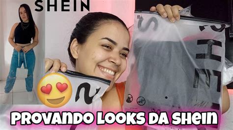 Provando Looks Da Shein Abrindo Recebidos Youtube