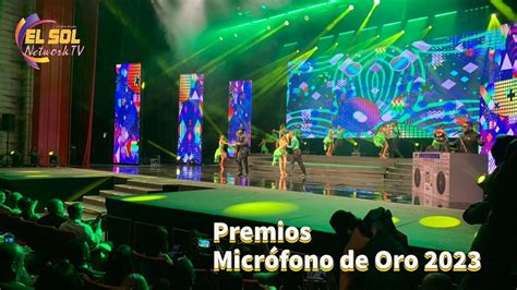 Celebran Premiaci N Micr Fono De Oro Youtube