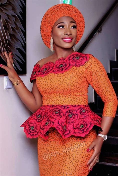 Fascinating Ankara Skirt And Peplum Blouse Styles To Sew This Season