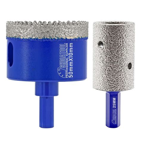 Shdiatool Diamond Drill Core Bits Core Hole Saw Cutter Triangle Shank