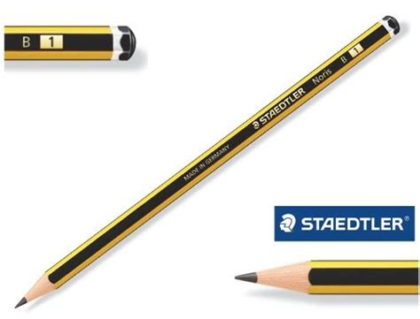 Lápices De Grafito Staedtler Noris Nº 1 B Blando 120 1 De Madera