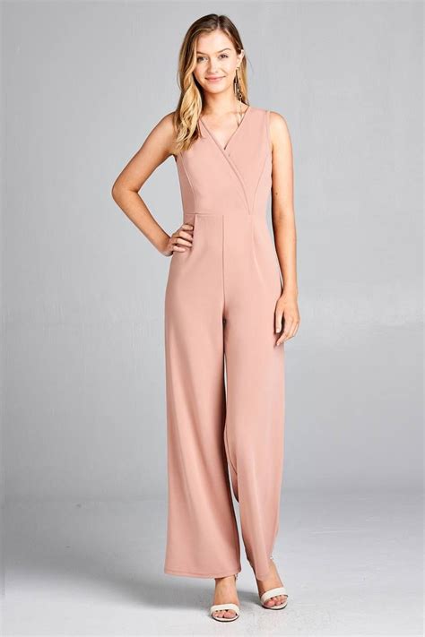 24 50 S M L 96 Polyester 4 Spandex Dusty Pink Act Ladies Fashion