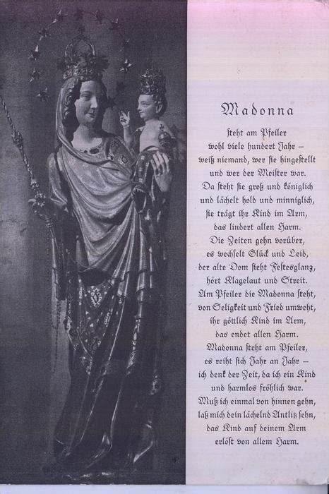 5000 KÖLN KÖLNER DOM Mailänder Madonna aus dem 14 Jahrhundert 1939