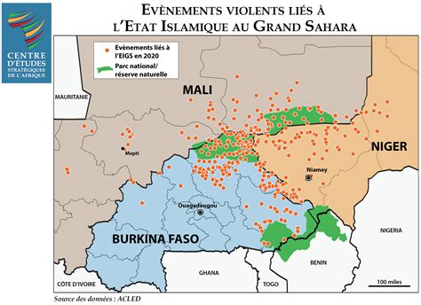 Au Sahel la menace de lÉtat islamique au Grand Sahara grandit et s