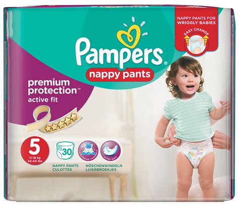 Solution For Wriggly Babies Pampers Active Fit Nappy Pants Ad Nappy