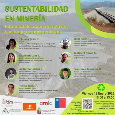 Amtc Invita A Seminario Sobre Sustentabilidad En Miner A Con Foco En