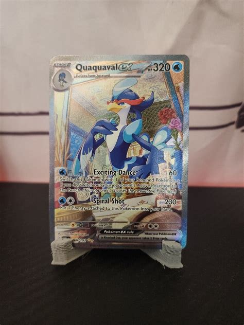 Pok Mon Tcg Quaquaval Ex Scarlet Violet Paldea Evolved Holo