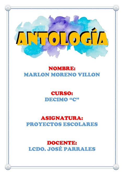 Calaméo Antologia De Parábolas