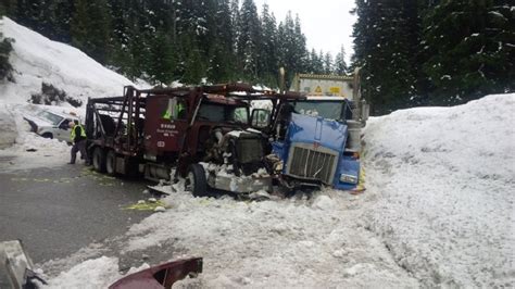 Driver Arrested As 2 Killed 5 Injured In Crash At Snoqualmie Pass Westbound I 90 Reopen Kepr