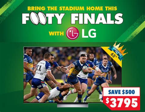 Hot Deals On LG TVs Soundbars Watch The Footy Finals In Style