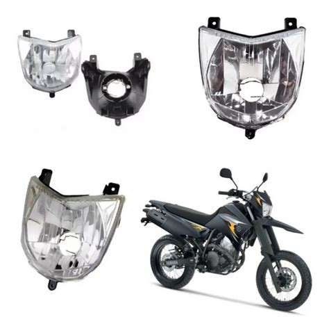 Farol Bloco Ótico Yamaha Lander 250 2007 Á 2019 Plasmoto Nf MercadoLivre