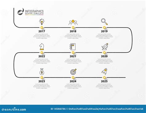 Plantilla Del Dise O De Infographic Concepto De La Cronolog A Con