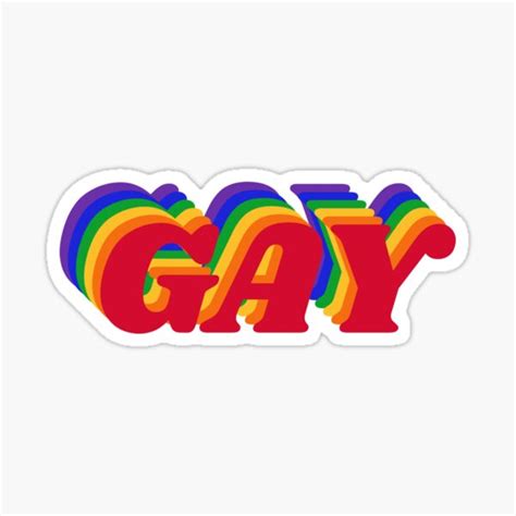 Gay Rainbow Pride Colors Sticker For Sale By Ideasforartists Redbubble