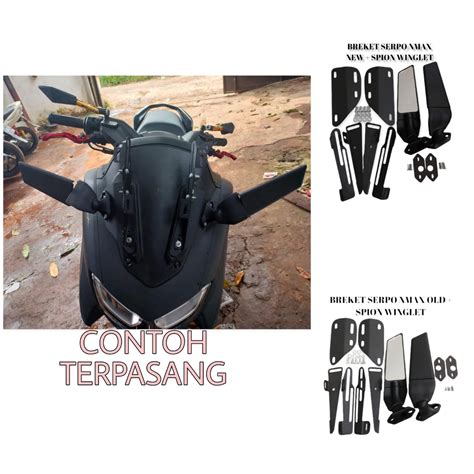 Jual Spion Winglet Stealth Model Rizoma Spion Motor Fairing Plus Breket