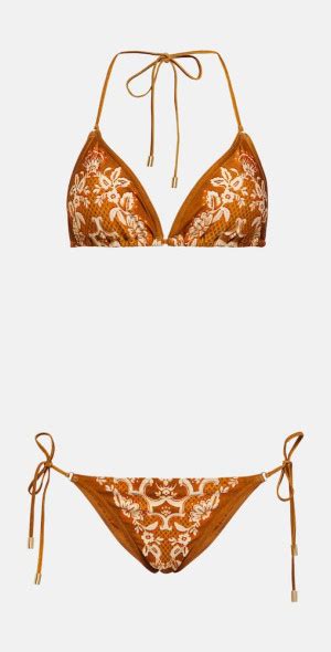 Zimmermann Raie Placement Mini Halterneck Bikini