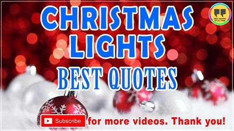 Top 20 Christmas Lights Quotes Best Chrismas Quotes Youtube