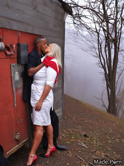 Porn Image Of Jacket Long Legs Stylish Perfect Boobs Standing Interracial Prisoner Created By AI