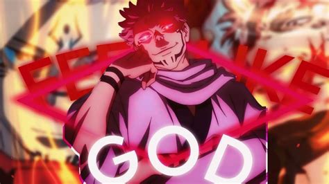 Sukuna Feel Like God Edit Amv Jujutsukaisen Amv Edit Youtube