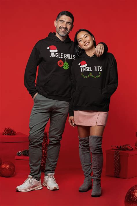Jingle Balls Tinsel Tits SVG Funny Christmas SVG Couple Etsy