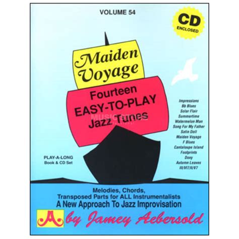 Jamey Aebersold Aebersold Maiden Voyage Vol 54 Incl CD MUSIC STORE