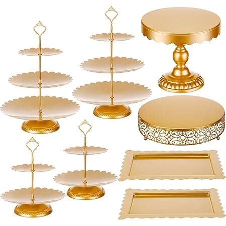 Amazon Pcs Cake Stands Set Metal Dessert Table Display Tiered