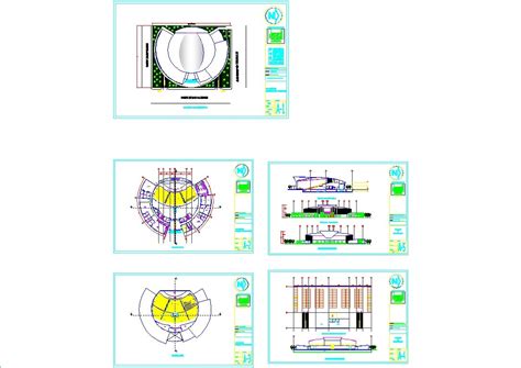 Cultural Center In Autocad Cad Library