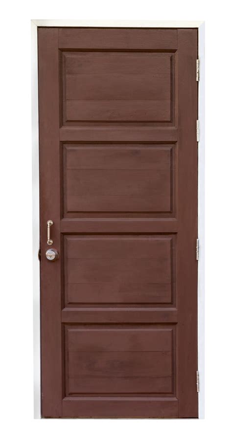 Brown Wooden Door Isolated 30558104 Png