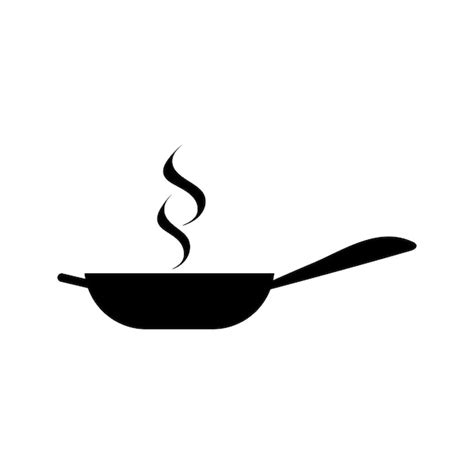 Premium Vector Cooking Pan Icon Logo Vector