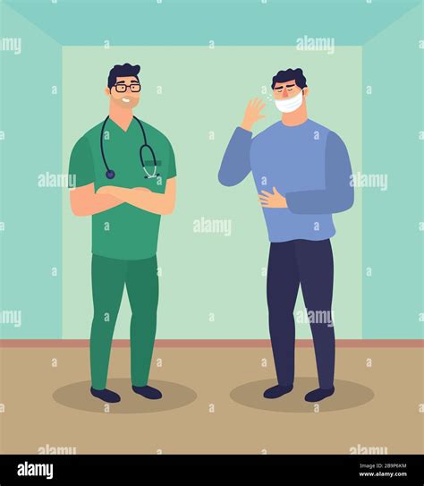 doctor with patient characters animation Stock Vector Image & Art - Alamy