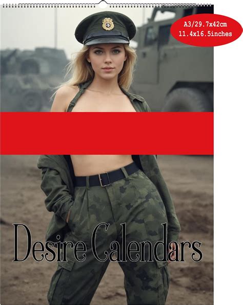 Amazon Sexy Marines Girls Pin Up Wall Calendar Erotic Big Breasts Nude Women
