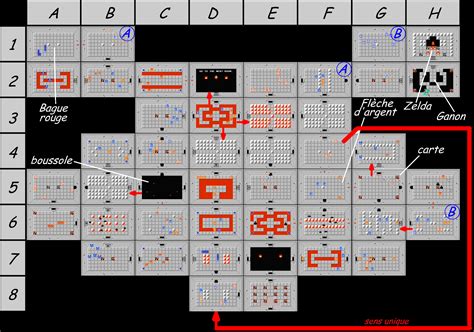 Legend Of Zelda Level Map