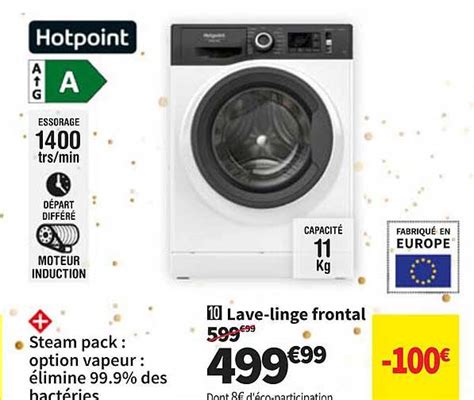 Promo Lave Linge Frontal Hotpoint Chez Conforama Icatalogue Fr