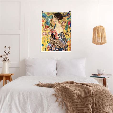 Gustav Klimt Dama Z Wachlarzem Plakat Portret Micasia Pl