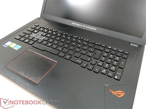 Asus ROG Strix GL753VD Notebook Review NotebookCheck Net Reviews