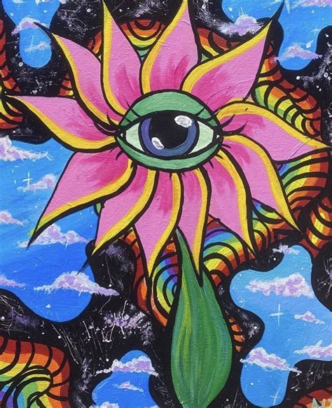 Pin by Riveraesmeralda on Guardado rápido Hippie painting Small