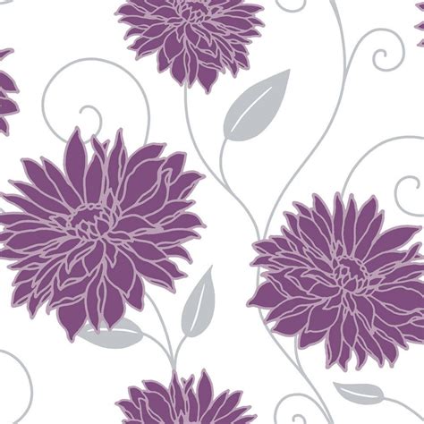 Purple And White Flowered Wallpapers - Wallpaper Cave