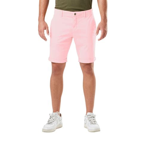 Bermuda Chino Droit Rose Homme Vondutch Von Dutch