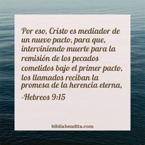 Explicaci N Hebreos Por Eso Cristo Es Mediador De Un Nuevo