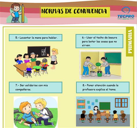 Nuevas Reglas Para La Convivencia Escolar Imagenes Educativas Reglas