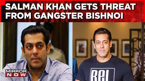 Salman Khan Gets Threat From Gangster Lawrence Bishnoi Cops Plan