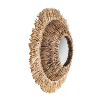 Miroir Rond En Fibre De Coco D Cebu Maisons Du Monde