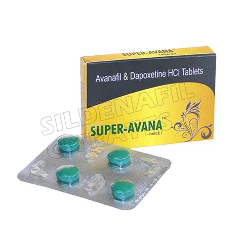 Buy Super Avana Online Avanafil Free Delivery