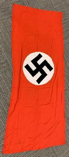 Lot Art Wwii Nazi German Nsdap National Flag Or Banner Ww2