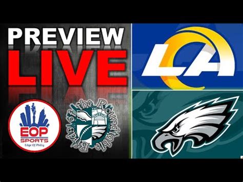 EAGLES Vs RAMS PREVIEW I Top Matchups To Watch Analysis More YouTube