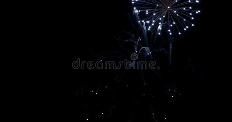 Fireworks in the Sky with Green Screen Background Stock Illustration ...